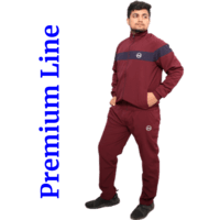 Tracksuit-(Maroon & Navy Blue)-(NS Lycra)-MORNIVA Tracksuit-(Maroon & Navy Blue)-(NS Lycra)-MORNIVA