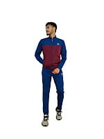 Tracksuit Royal Blue & Mehroon (4way lycra) Tracksuit Royal Blue & Mehroon (4way lycra)