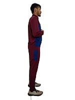 Tracksuit Mehroon & Royal Blue (4way lycra) Tracksuit Mehroon & Royal Blue (4way lycra)