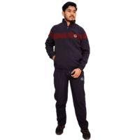 Tracksuit-(Navy Blue & Maroon)-(NS Lycra)-MORNIVA Tracksuit-(Navy Blue & Maroon)-(NS Lycra)-MORNIVA