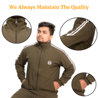 Tracksuit-(Dark Olive Green)-(NS Lycra)-MORNIVA Tracksuit-(Dark Olive Green)-(NS Lycra)-MORNIVA