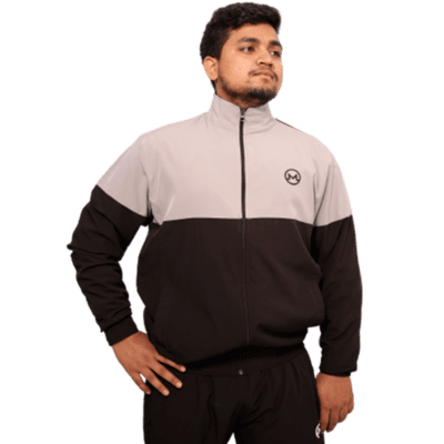 Tracksuit-(Black & Light Grey)-(NS Lycra)-MORNIVA