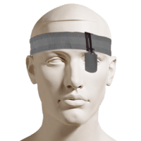 Head Band With Eye Blinder Head Band With Eye Blinder