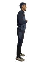 Tracksuit Black & Dark Grey (4way lycra) Tracksuit Black & Dark Grey (4way lycra)