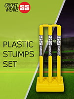 Stumps Plastic-(3 pcs With Plastic Base) Stumps Plastic-(3 pcs With Plastic Base)
