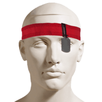 Head Band With Eye Blinder Head Band With Eye Blinder