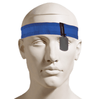 Head Band With Eye Blinder Head Band With Eye Blinder