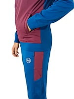Tracksuit Royal Blue & Mehroon (4way lycra) Tracksuit Royal Blue & Mehroon (4way lycra)