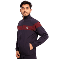Tracksuit-(Navy Blue & Maroon)-(NS Lycra)-MORNIVA Tracksuit-(Navy Blue & Maroon)-(NS Lycra)-MORNIVA