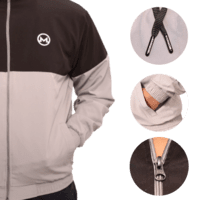 Tracksuit-(Light Grey & Black)-(NS Lycra)-MORNIVA Tracksuit-(Light Grey & Black)-(NS Lycra)-MORNIVA