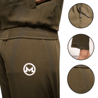 Tracksuit-(Dark Olive Green)-(NS Lycra)-MORNIVA Tracksuit-(Dark Olive Green)-(NS Lycra)-MORNIVA