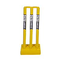Stumps Plastic-(3 pcs With Plastic Base) Stumps Plastic-(3 pcs With Plastic Base)